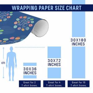 Funny Easter Day Wrapping Paper Roll But Did You Dye Easter Eggs TS11 Print Your Wear