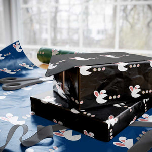 Funny Easter Wrapping Paper Roll Bunny Gamer Egg Hunter TS14 Black Print Your Wear