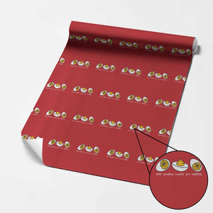 Funny Easter Wrapping Paper Roll You Know Why Im Here TS10 Red Print Your Wear