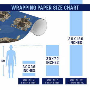 Funny Egg Hunter Wrapping Paper Roll On The Hunt Camo Easter Labrador Dog TS11 Print Your Wear