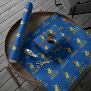 Funny Frog St Patricks Day Wrapping Paper Roll Off To Commit Shenanigans Four Leaf Clover TS11 Blue Print Your Wear