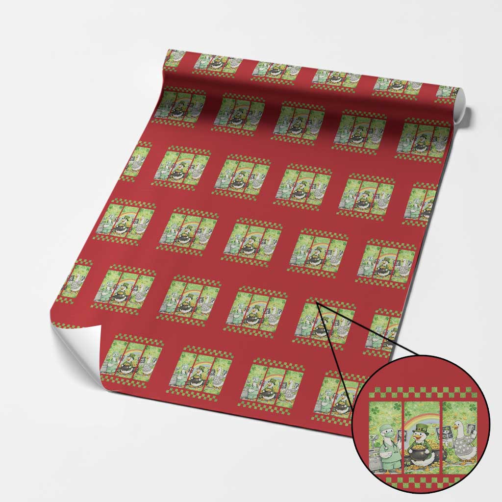 Funny Goose Radiologic Technologist Wrapping Paper Roll St Patricks Day Gift TS12 Red Print Your Wear