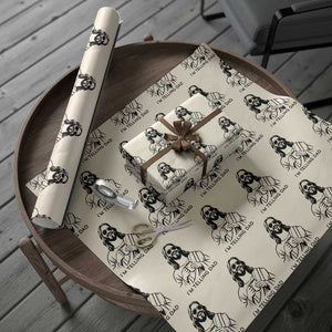 Funny Jesus Meme Wrapping Paper Roll I Am Telling Dad TS14 Beige Print Your Wear