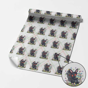 Funny Mothman Easter Bunny Ears Wrapping Paper Roll Cryptid Lover Gift TS12 Christmas Plaid Print Your Wear