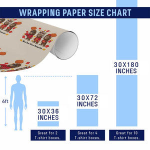 Funny New Year Same Assquatch Wrapping Paper Roll Bigfoot Lover TS12 Print Your Wear