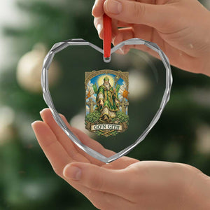 Funny Saint Patrick Go'n Git Snake Heart Crystal Glass Ornament St Patricks Day TS12 Print Your Wear