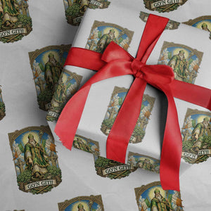 Funny Saint Patrick Go'n Git Snake Wrapping Paper Roll St Patricks Day TS12 White Print Your Wear