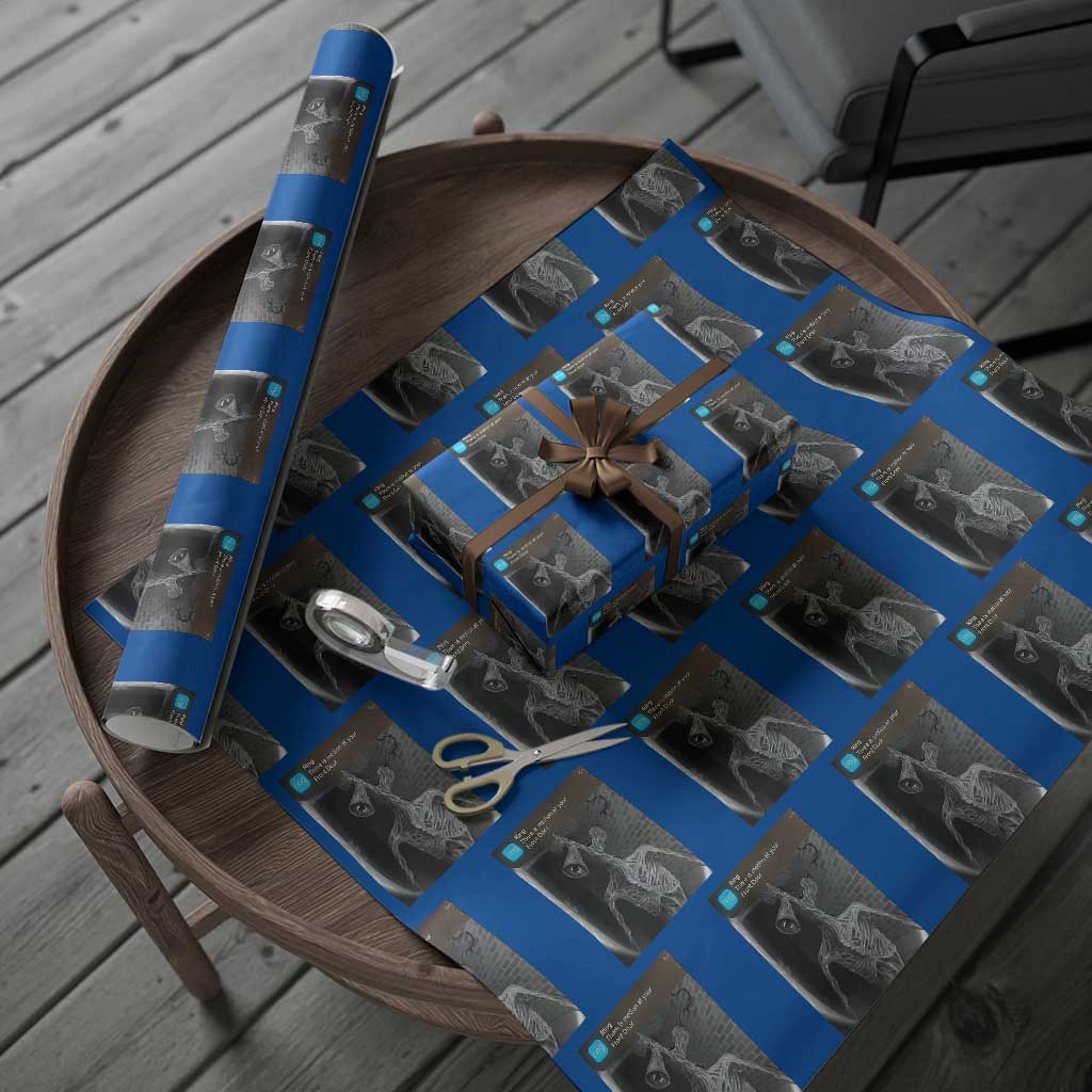 Funny Siren Head Wrapping Paper Roll Ring with Motion Meme TS10 Blue Print Your Wear