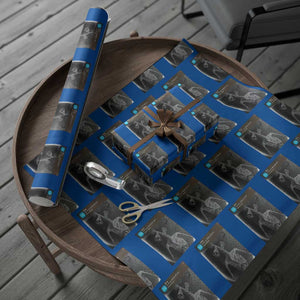 Funny Siren Head Wrapping Paper Roll Ring with Motion Meme TS10 Blue Print Your Wear
