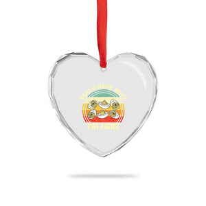 Funny Thanksgiving Deviled Eggs Heart Crystal Glass Ornament You Know Why I Am Here Easter Day TS11 Print Your Wear