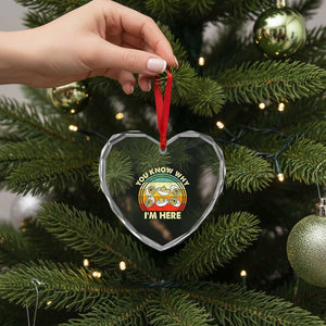 Funny Thanksgiving Deviled Eggs Heart Crystal Glass Ornament You Know Why I Am Here Easter Day TS11 Print Your Wear