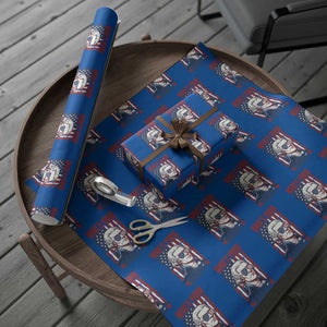 Funny Thomas Jefferson Wrapping Paper Roll Who Is Your Daddy TS12 Blue Print Your Wear