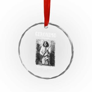 Geronimo Apache Leader American Indian History Crystal Glass Ornament TS14 Print Your Wear