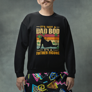 Funny Daddy St. Patricks Day Sweatshirt It's Not A Dad Bod It's A Father Figure TS02 Printyourwear