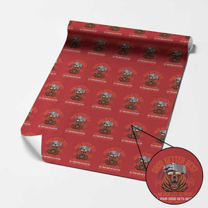 Good Better Best Wrapping Paper Roll Never Let It Rest Motivation Saying Bear TS10 Red Print Your Wear