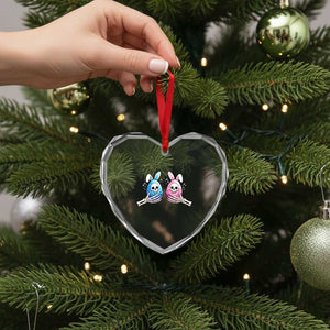 Gothic Easter Gift Heart Crystal Glass Ornament Skeleton Hands Holding Easter Eggs TS12 Print Your Wear