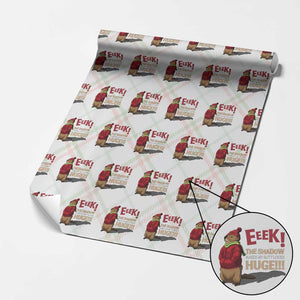 Groundhog Shadow Wrapping Paper Roll Eeek The Shadow Makes My Butt Look Huge TS02 Christmas Plaid Print Your Wear