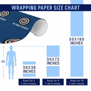Gun Lover Wrapping Paper Roll My Group Therapy Shooting Range TS02 Print Your Wear