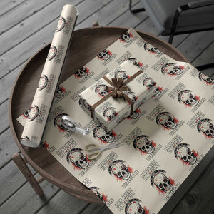 Happiness Is a Tight Threesome Wrapping Paper Roll Gothic Dart Player Gift TS12 Beige Print Your Wear