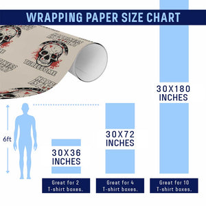 Happiness Is a Tight Threesome Wrapping Paper Roll Gothic Dart Player Gift TS12 Print Your Wear