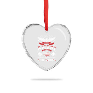 Have Ameri-Xmas USA Patriotic Eagle Xmas Heart Crystal Glass Ornament TS09 Print Your Wear