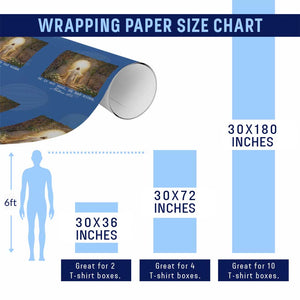 He Is Not Here He Has Risen Wrapping Paper Roll Easter Christian Jesus TS14 Print Your Wear