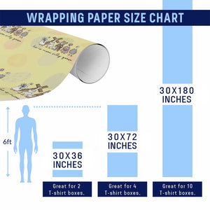 He Is Risen Silly Goose Wrapping Paper Roll Funny Christian Easter TS14 Print Your Wear