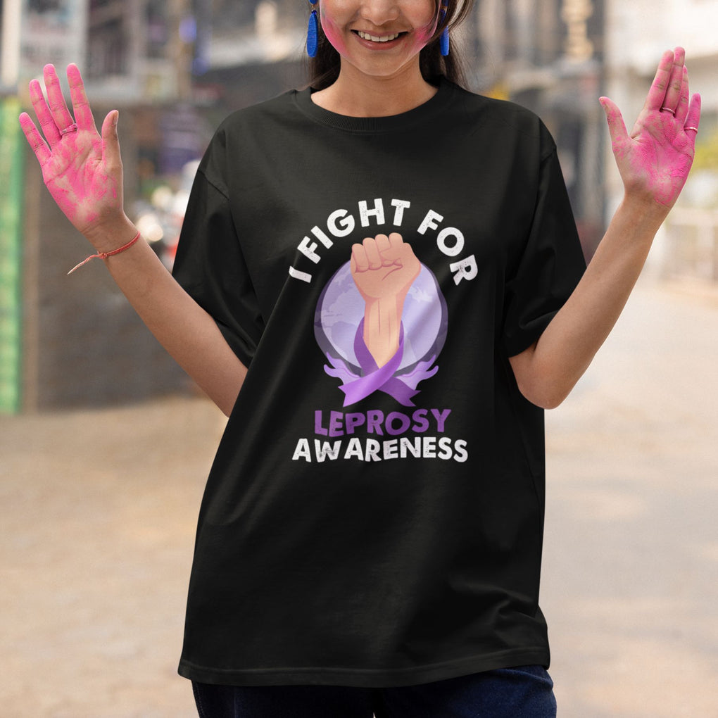 Leprosy Awareness T Shirt I Fight For Leprosy Awareness TS02 Printyourwear