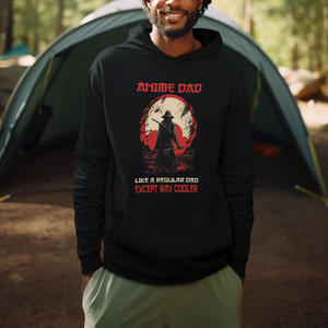 Japanese Samurai Hoodie Anime Dad Like A Regular Dad Except Way Cooler TS09 Printyourwear