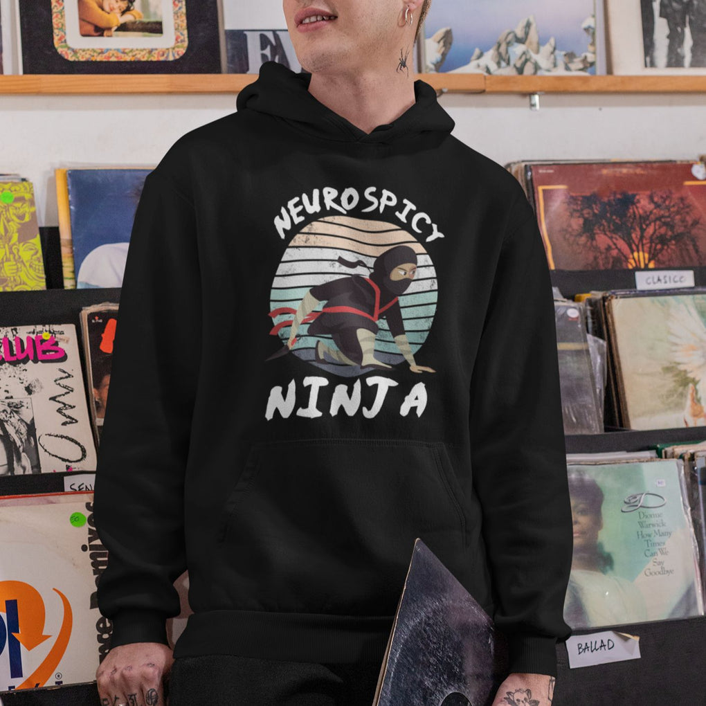 Neurodiversity Hoodie Neurospicy Ninja Autism ADHD ASD TS09 Printyourwear