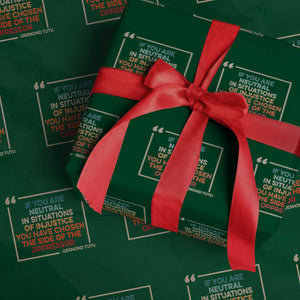 Human Rights Wrapping Paper Roll Feminist Equal Rights Social Justice TS10 Green Print Your Wear