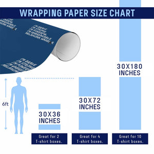 I Am Brave Strong Powerful Unbreakable Wrapping Paper Roll Melanoma Warrior Support TS12 Print Your Wear