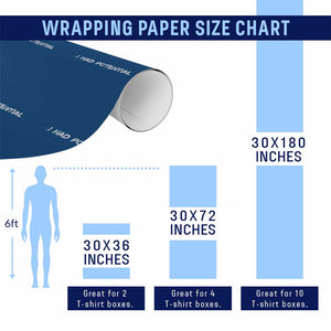 I Had Potential Wrapping Paper Roll Physics Sci Fi Joke TS11 Print Your Wear