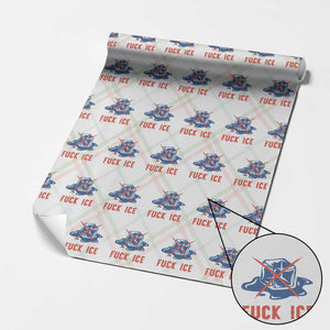 Ice Cube Anti ICE Immigration Human Rights Meme Wrapping Paper Roll TS14 Christmas Plaid Print Your Wear