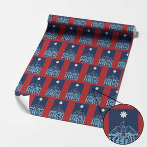 Ice Out Minnesota Loon Wrapping Paper Roll MN State Protest TS11 Red Print Your Wear