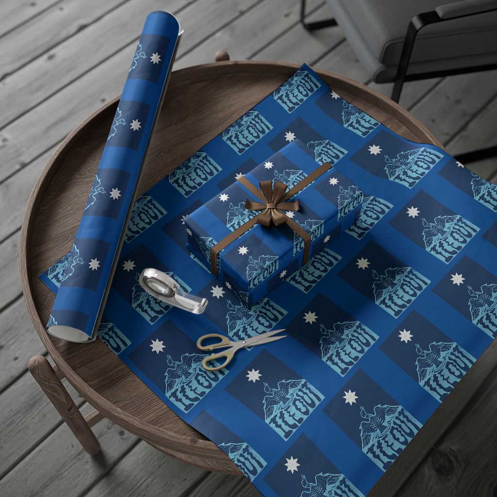 Ice Out Minnesota Loon Wrapping Paper Roll MN State Protest TS11 Blue Print Your Wear