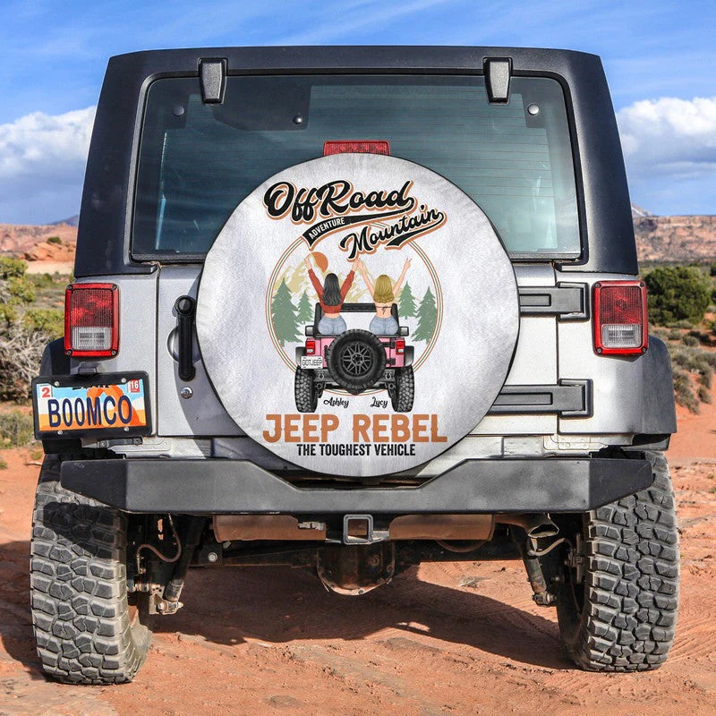 Off Road Mountain Adventure Personalized Tire Covers, Gift For JP Girl CTM Custom - Printyourwear