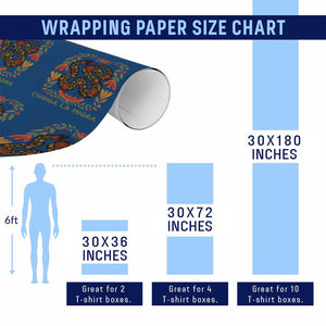 Immigrant Rights Wrapping Paper Roll Chinga La Migra TS10 Print Your Wear