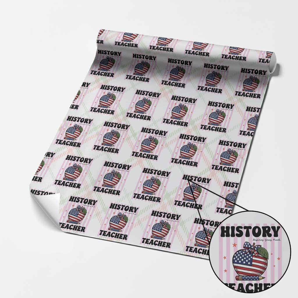 Inspiring Young Minds Teacher Wrapping Paper Roll 250th Anniversary Educator Gift TS12 Christmas Plaid Print Your Wear