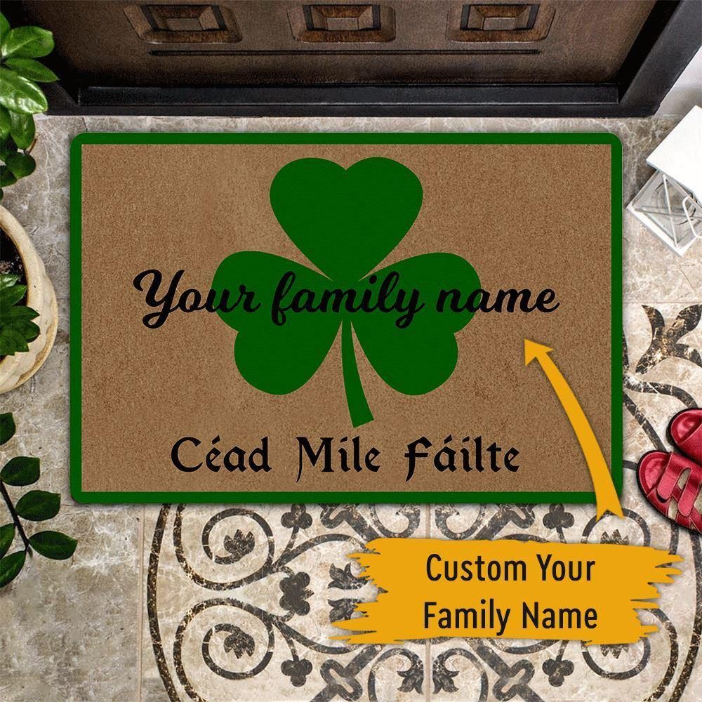 Personalized St Patricks Day Irish Shamrock Cad Mile Filte CTM Custom - Printyourwear