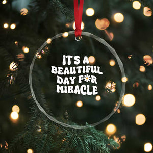 IVF Miracle Crystal Glass Ornament Transfer Day Infertility Support Gift TS10 Print Your Wear