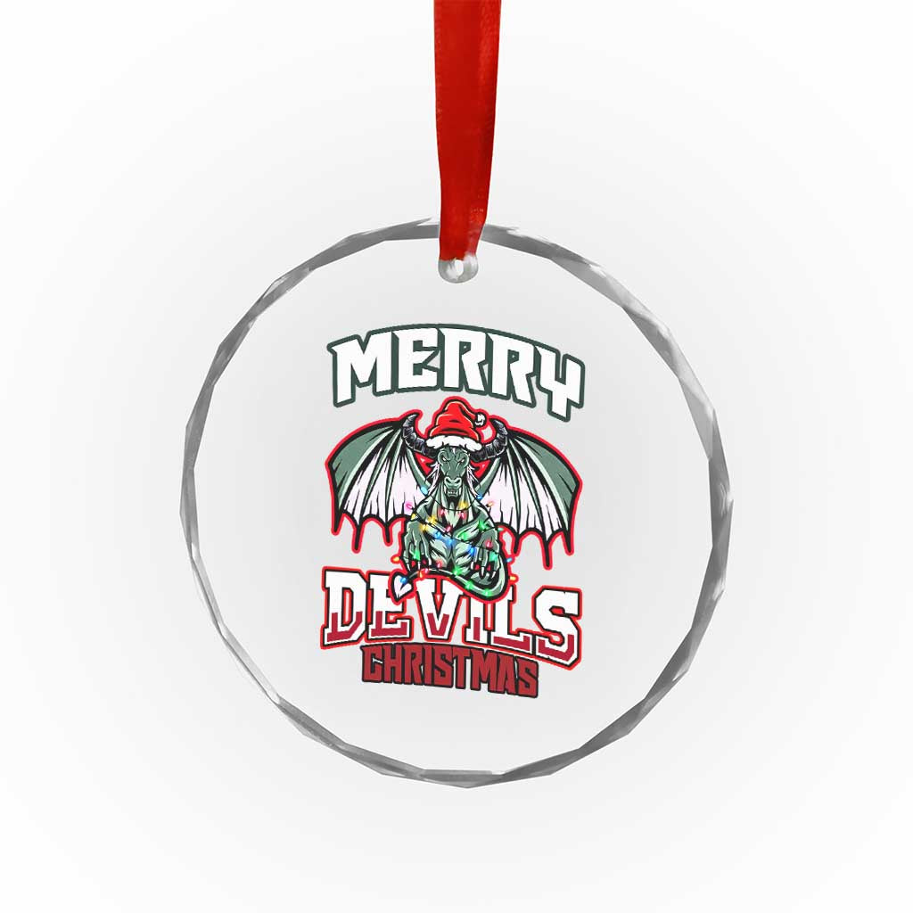 Jersey Devil Crystal Glass Ornament Merry Devils Christmas Cryptid Gift TS12 Print Your Wear