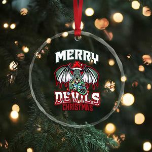 Jersey Devil Crystal Glass Ornament Merry Devils Christmas Cryptid Gift TS12 Print Your Wear
