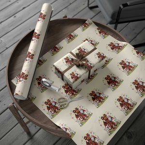 Jersey Devil Easter Egg Hunt Wrapping Paper Roll Funny Pine Barrens Folklore Gift TS12 Beige Print Your Wear
