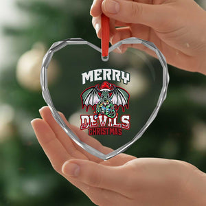 Jersey Devil Heart Crystal Glass Ornament Merry Devils Christmas Cryptid Gift TS12 Print Your Wear