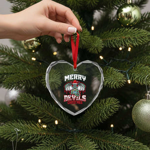 Jersey Devil Heart Crystal Glass Ornament Merry Devils Christmas Cryptid Gift TS12 Print Your Wear