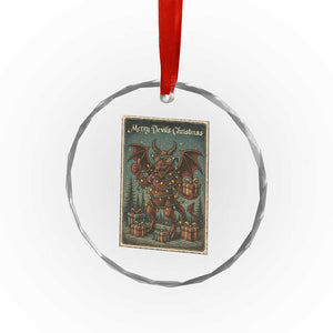 Jersey Devil Merry Devils Christmas Gift Crystal Glass Ornament TS12 Print Your Wear