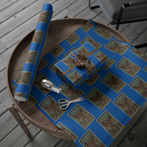 Jersey Devil Merry Devils Xmas Gift Wrapping Paper Roll TS12 Blue Print Your Wear