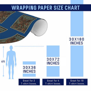 Jersey Devil Merry Devils Xmas Gift Wrapping Paper Roll TS12 Print Your Wear