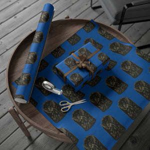 Jersey Devil Wrapping Paper Roll Vintage Weird Creepy Creature Leeds Devil TS10 Blue Print Your Wear